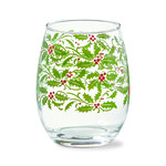 Tag Stemless Wine Glass - Christmastime | Tag