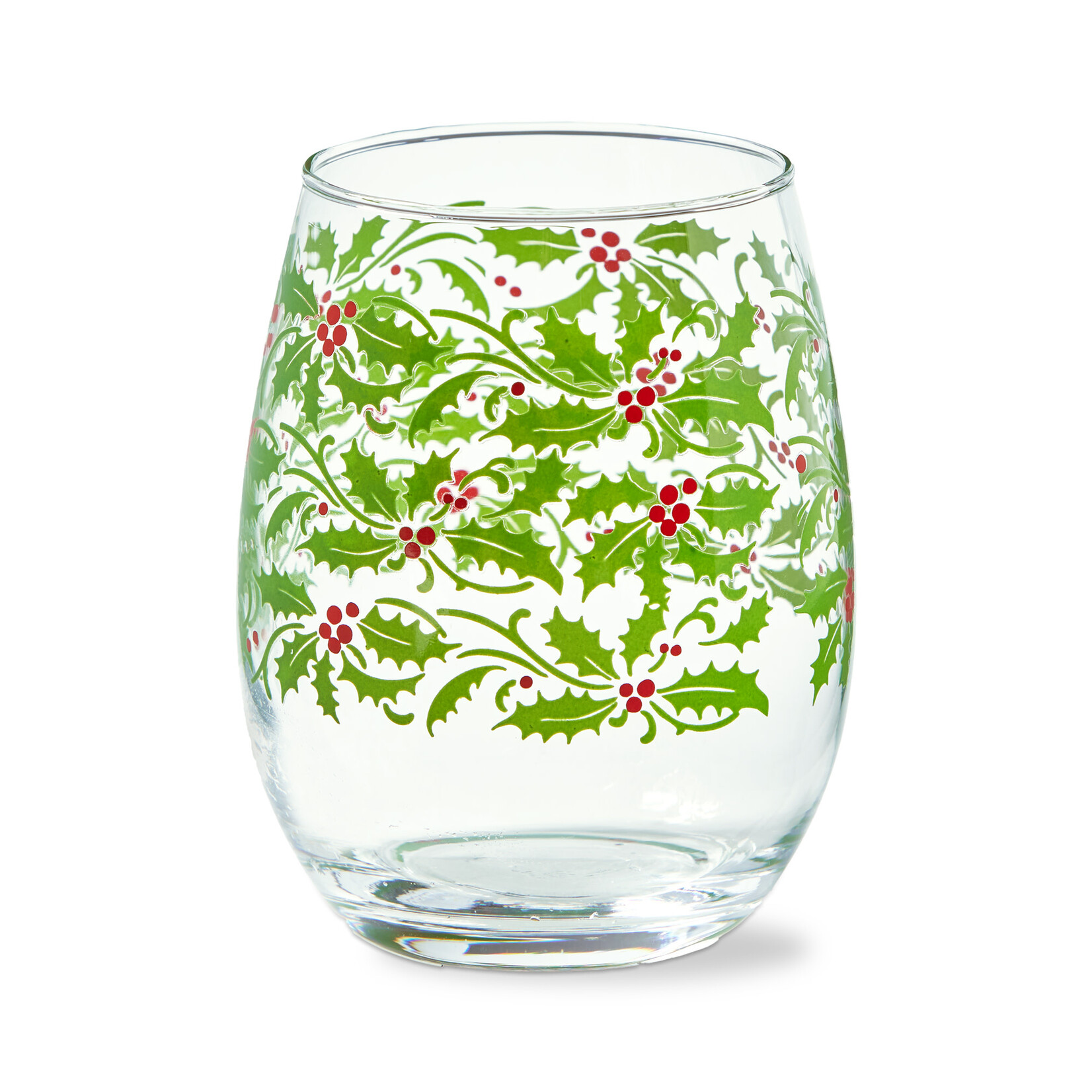Tag Stemless Wine Glass - Christmastime | Tag
