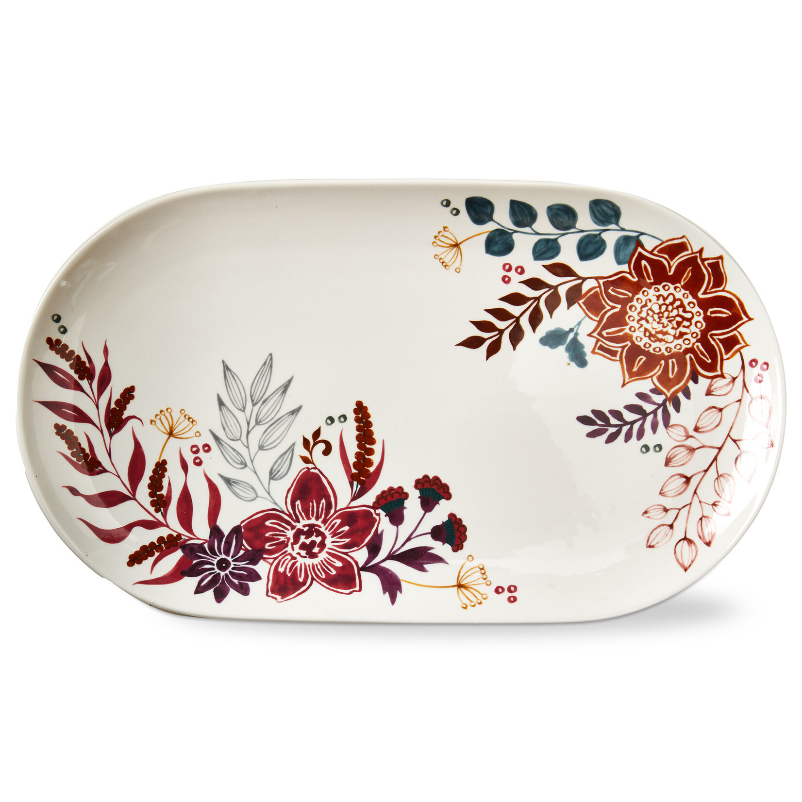 Tag Platter, Large - Autumn Bloom | Tag