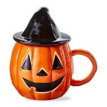 Tag Lidded Mug - Jack-O-Lantern | Tag