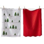Tag Dishtowel Set/2 - Holiday Cheer Trees | Tag