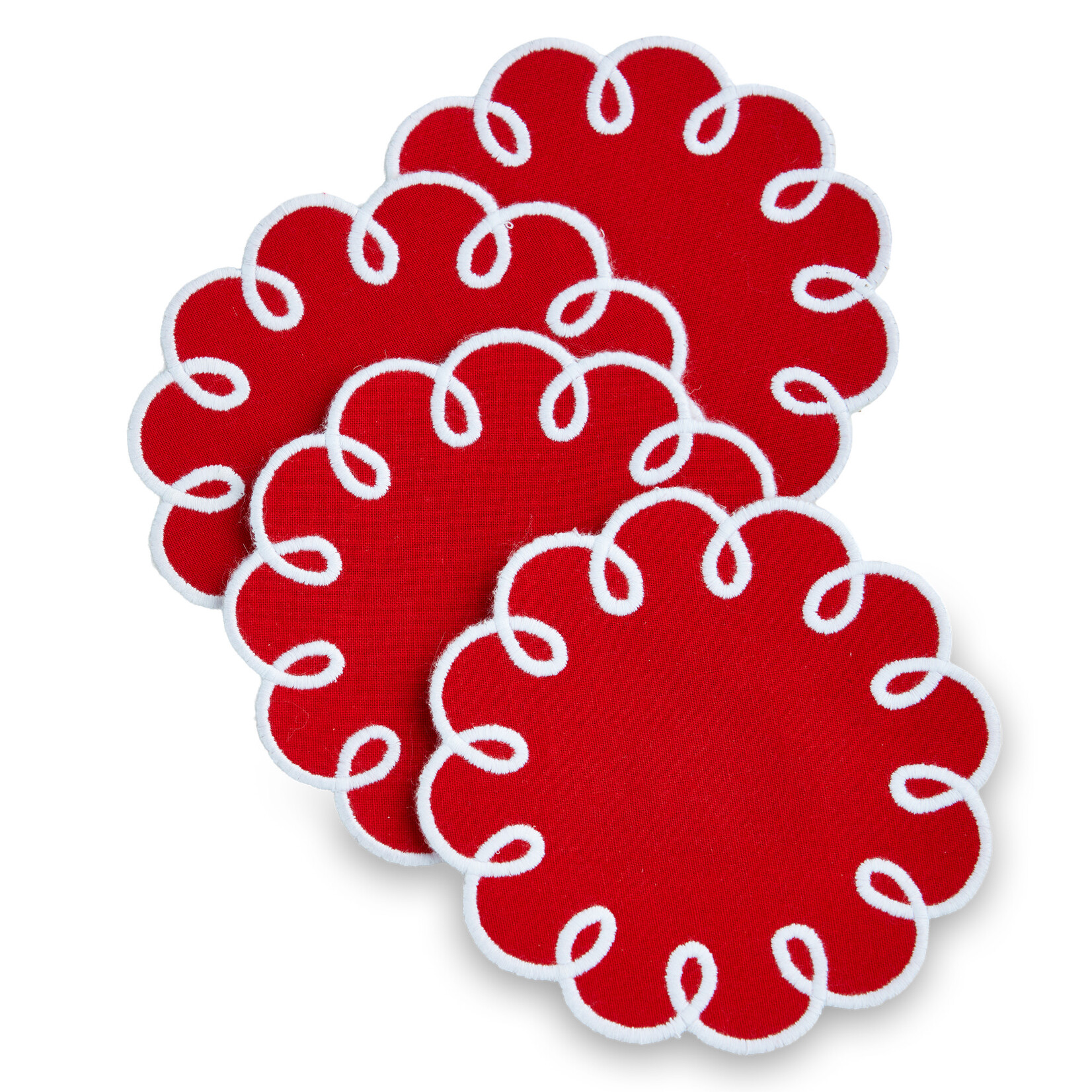 Tag CURLYCUE COTTON COASTER S/4