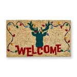 Tag Non-Slip Coir Mat - Flocked Deer | Tag