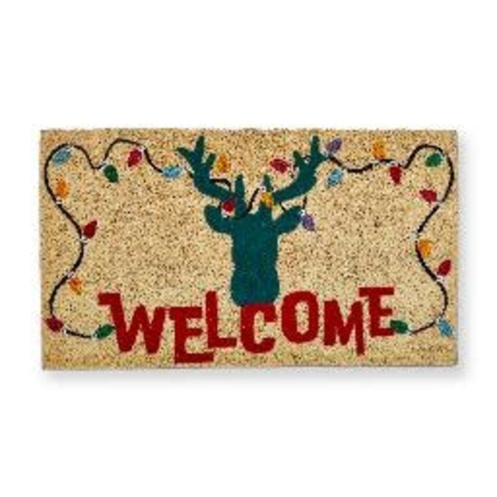 Tag Non-Slip Coir Mat - Flocked Deer | Tag