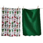 Tag HOLIDAY CHEER STOCKINGS DISHTOWEL S/2