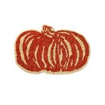 Tag Shaped PVC Coir Mat - Pumpkin | Tag