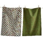 Tag Dishtowel Set/2 - Christmas Holly And Dots | Tag