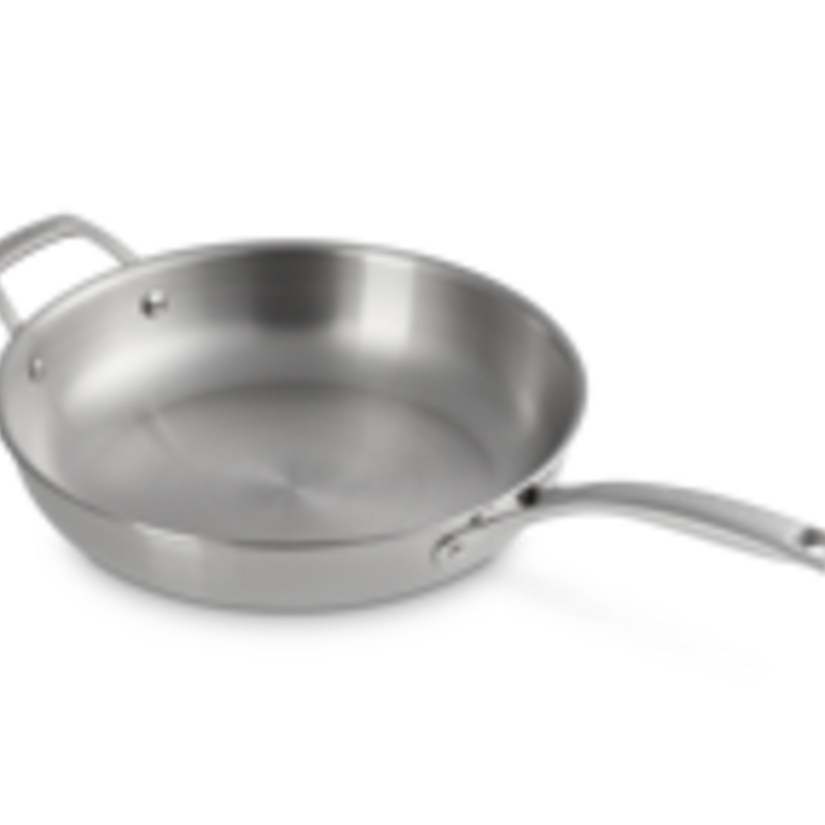 Le Creuset Essential Stainless Steel Shallow Round Fry Pan 11 In  | Le Creuset