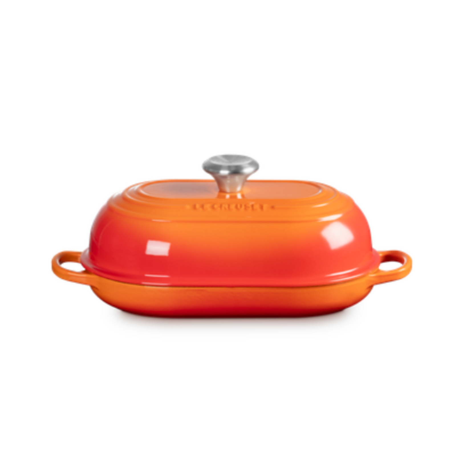 Le Creuset Signature Oval Bread Oven 11.5 In Flame Signature Ss Knob  | Le Creuset