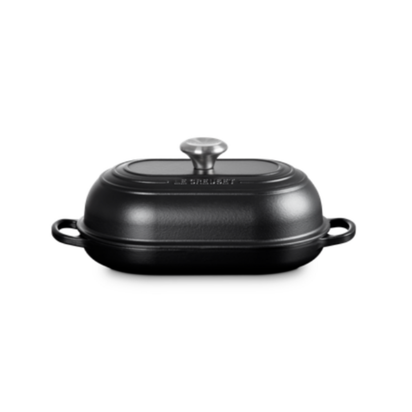Le Creuset Signature Oval Bread Oven 11.5 In Licorice Signature Ss Knob  | Le Creuset