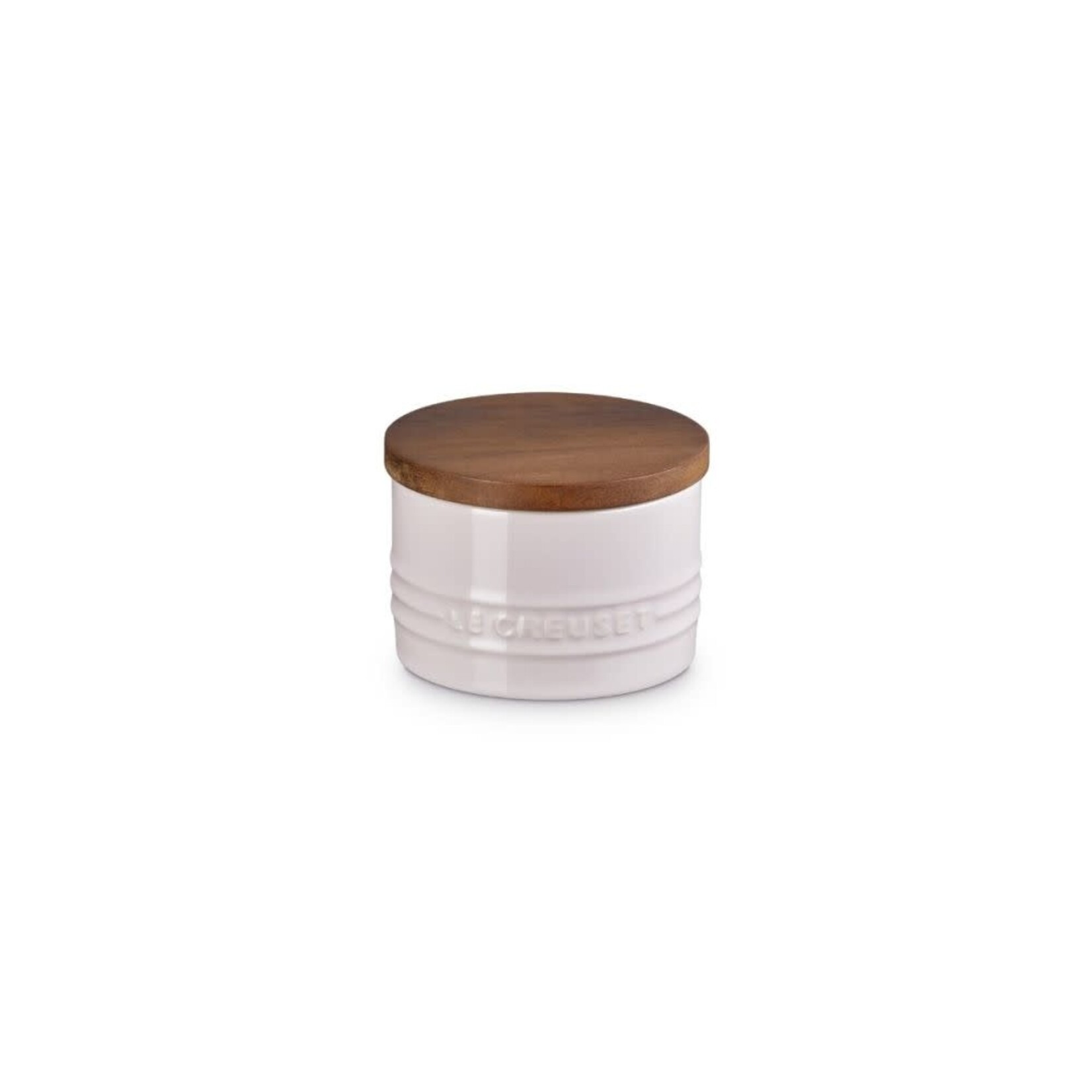 Le Creuset Salt Cellar with Wood Lid - Shallot 7 oz. | Le Creuset