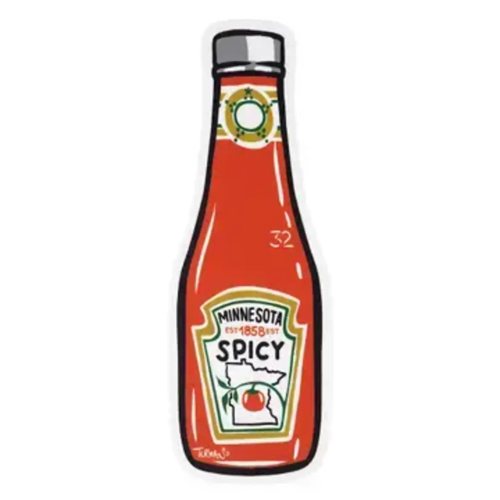 Adam Turman Artwork Spicy Sticker