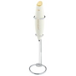 Frieling "Latteforte" Milk Frother, w/ SS Stand, White, 9.9" x 2.8" | Frieling