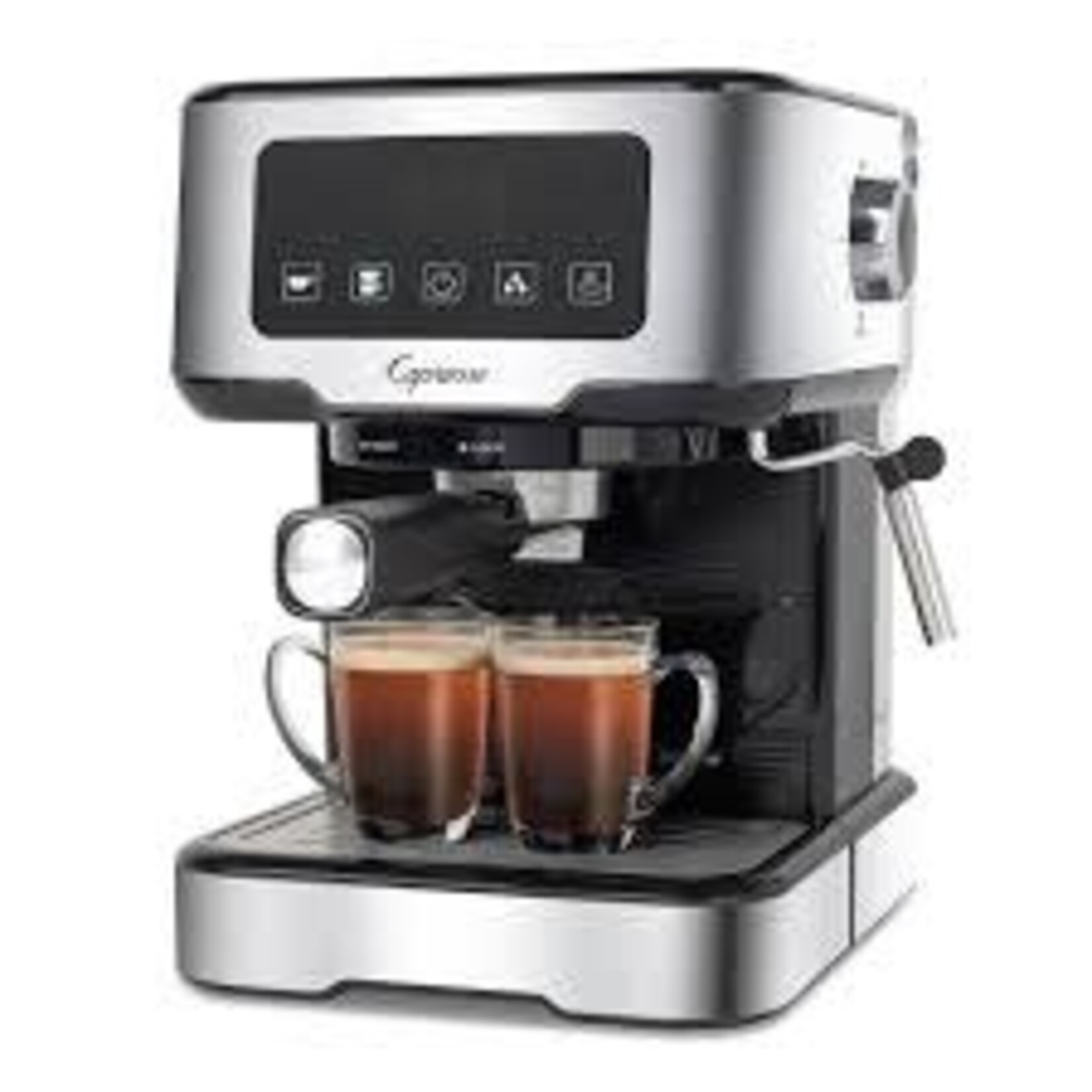 Capresso Cafe TS Touchscreen Espresso Machine black/stainless | Capresso