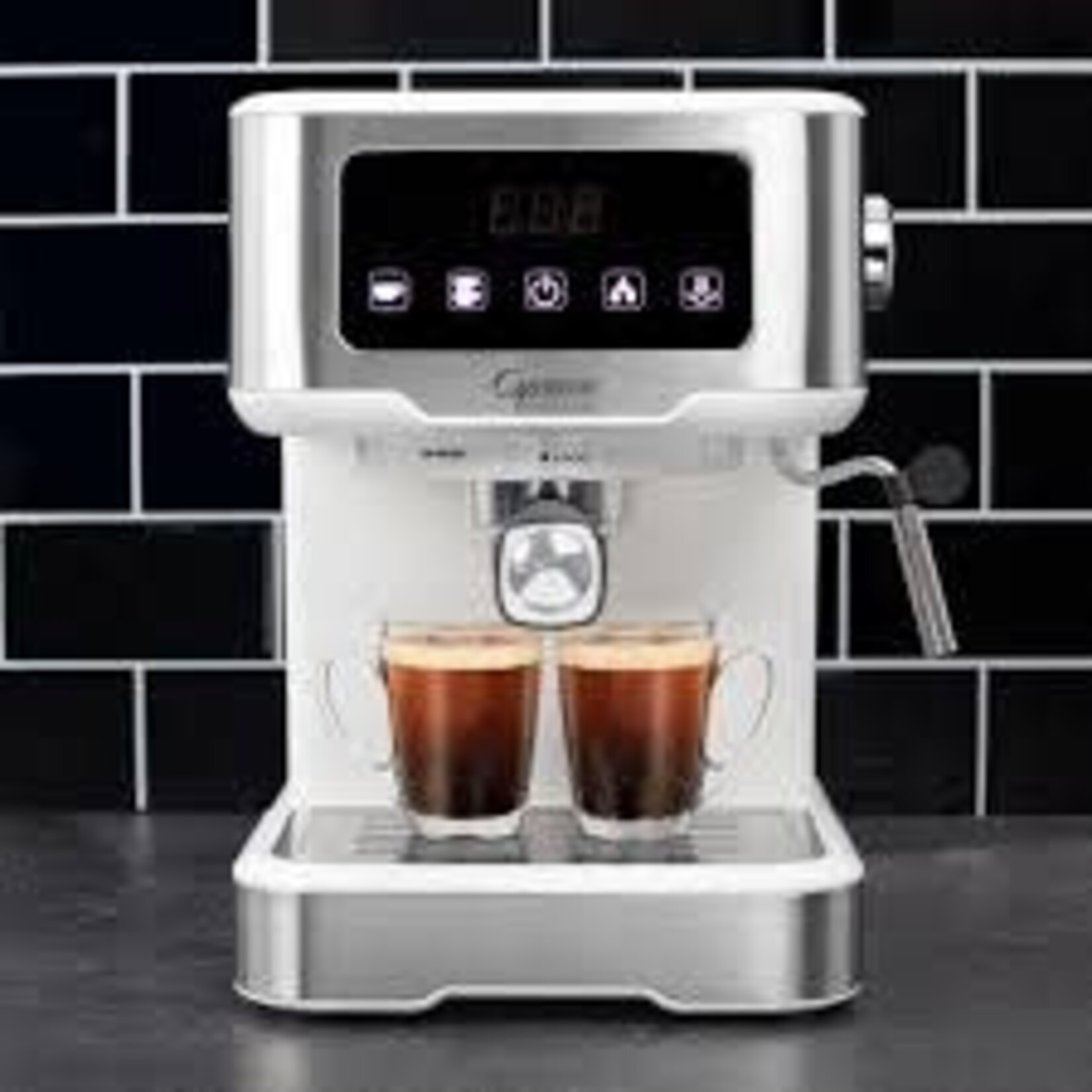 Capresso Cafe TS Touchscreen Espresso Machine white/stainless | Capresso