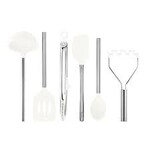 Tovolo Silicone Utensil Set (Set of 6), White | Tovolo