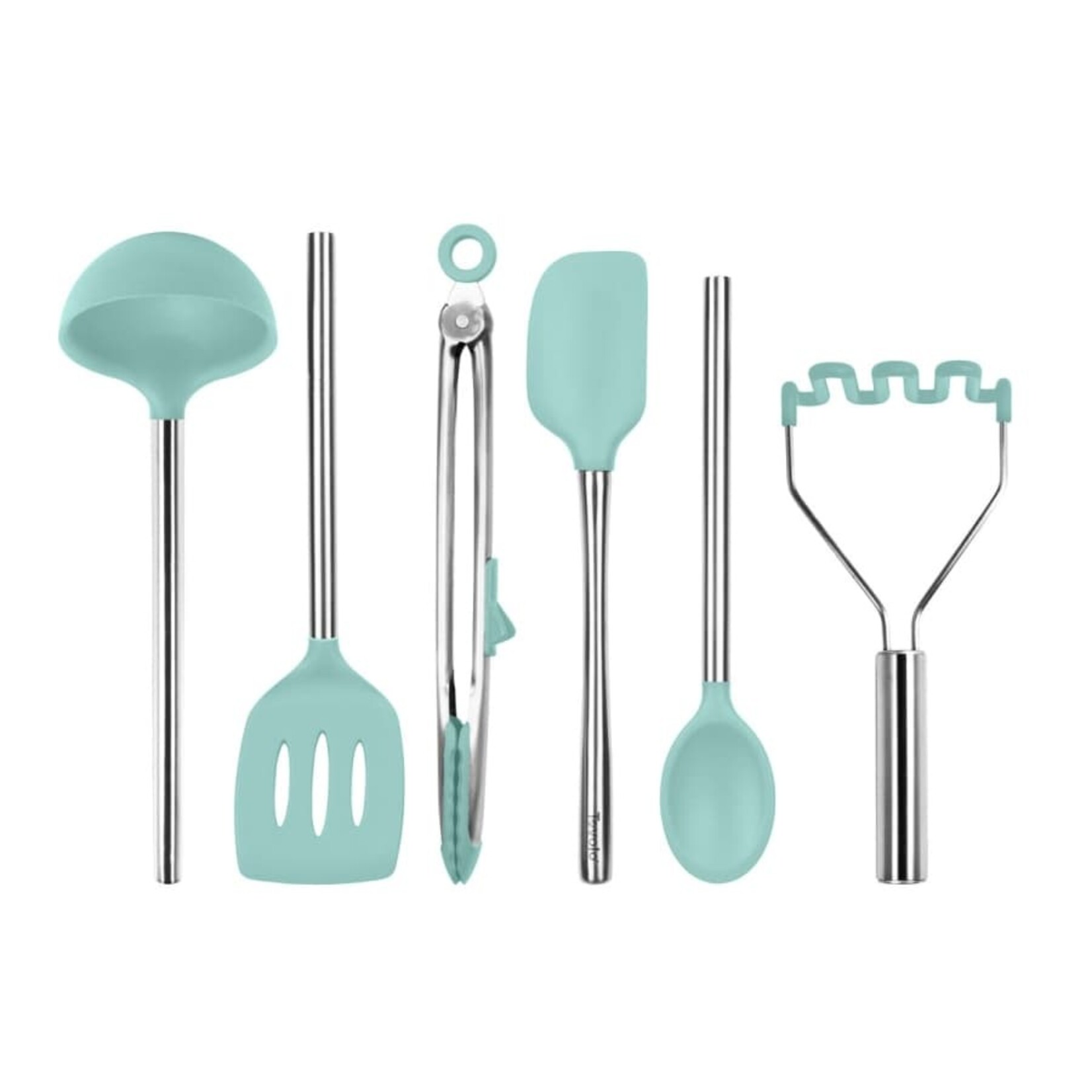 Tovolo Silicone Utensil Set (Set of 6), Aqua | Tovolo