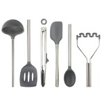 Tovolo Silicone Utensil Set (Set of 6), Charcoal | Tovolo