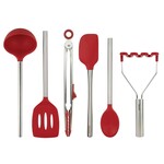 Tovolo Silicone Utensil Set (Set of 6), Cayenne | Tovolo