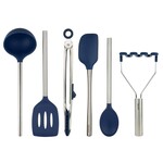 Tovolo Silicone Utensil Set (Set of 6), Deep Indigo | Tovolo