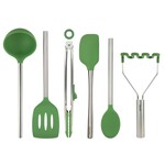 Tovolo Silicone Utensil Set (Set of 6), Pesto | Tovolo