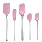 Tovolo Color Pink Sorbet - Flex-Core Spatula SS Handle Set S/5 | Tovolo