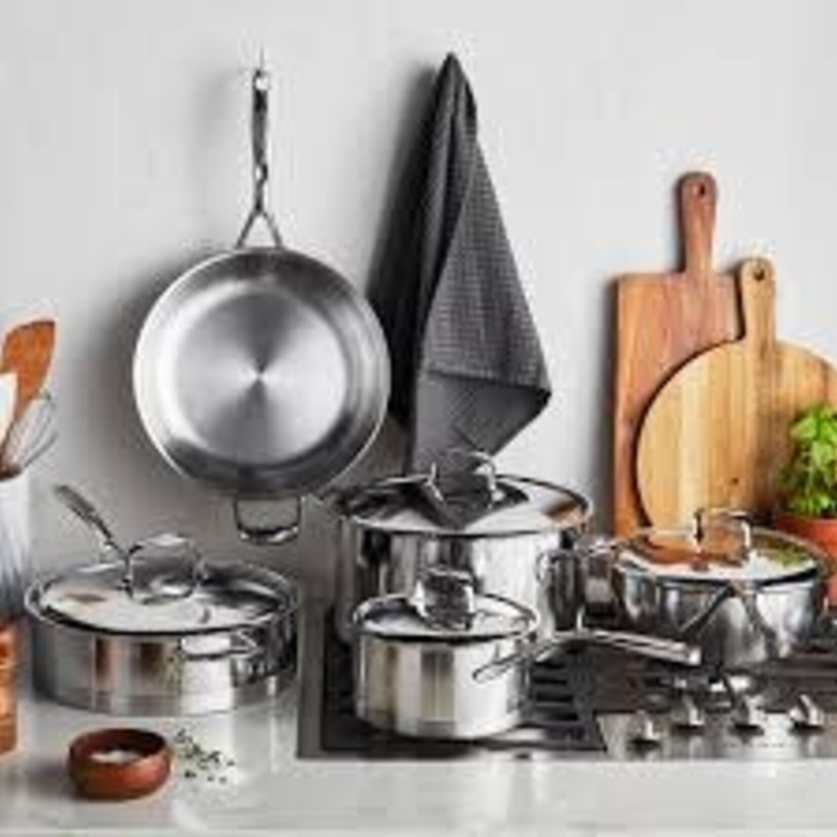 Demeyere 9-pc Stainless Steel Cookware Set | Demeyere