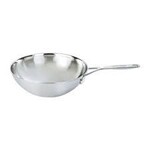 Demeyere 5-qt Stainless Steel Flat Bottom Wok | Demeyere