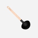 Epicurean Gourmet Series Utensils - Ladle/Natural + Black - 13"