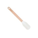 Epicurean Silicone Series Utensils - Small Spoonula/Natural + White - 13"