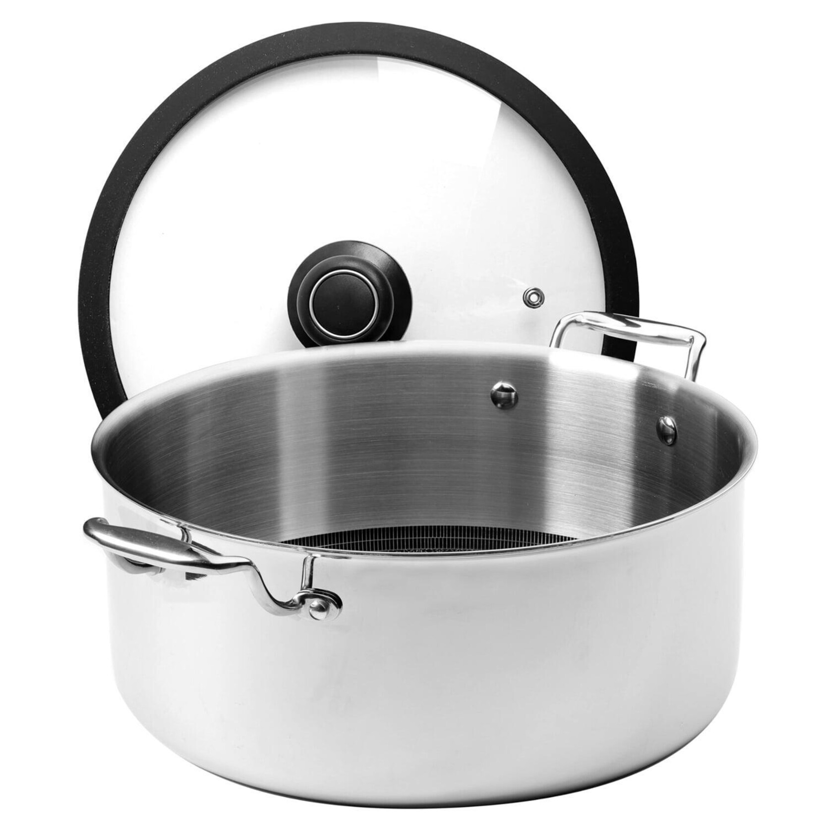 Frieling Black Cube Quick Release Stockpot w/ Lid, 11" dia., 7.5 qt.