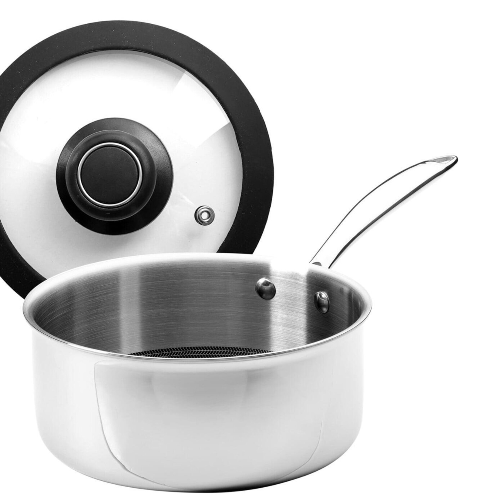 Frieling Black Cube Quick Release Saucepan w/ Lid, 8" dia., 2.5 qt. | Frieling