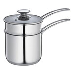 Frieling "Mini" Double Boiler Set w/ Glass Lid, 1.6 qt., 5.5" dia. | Frieling