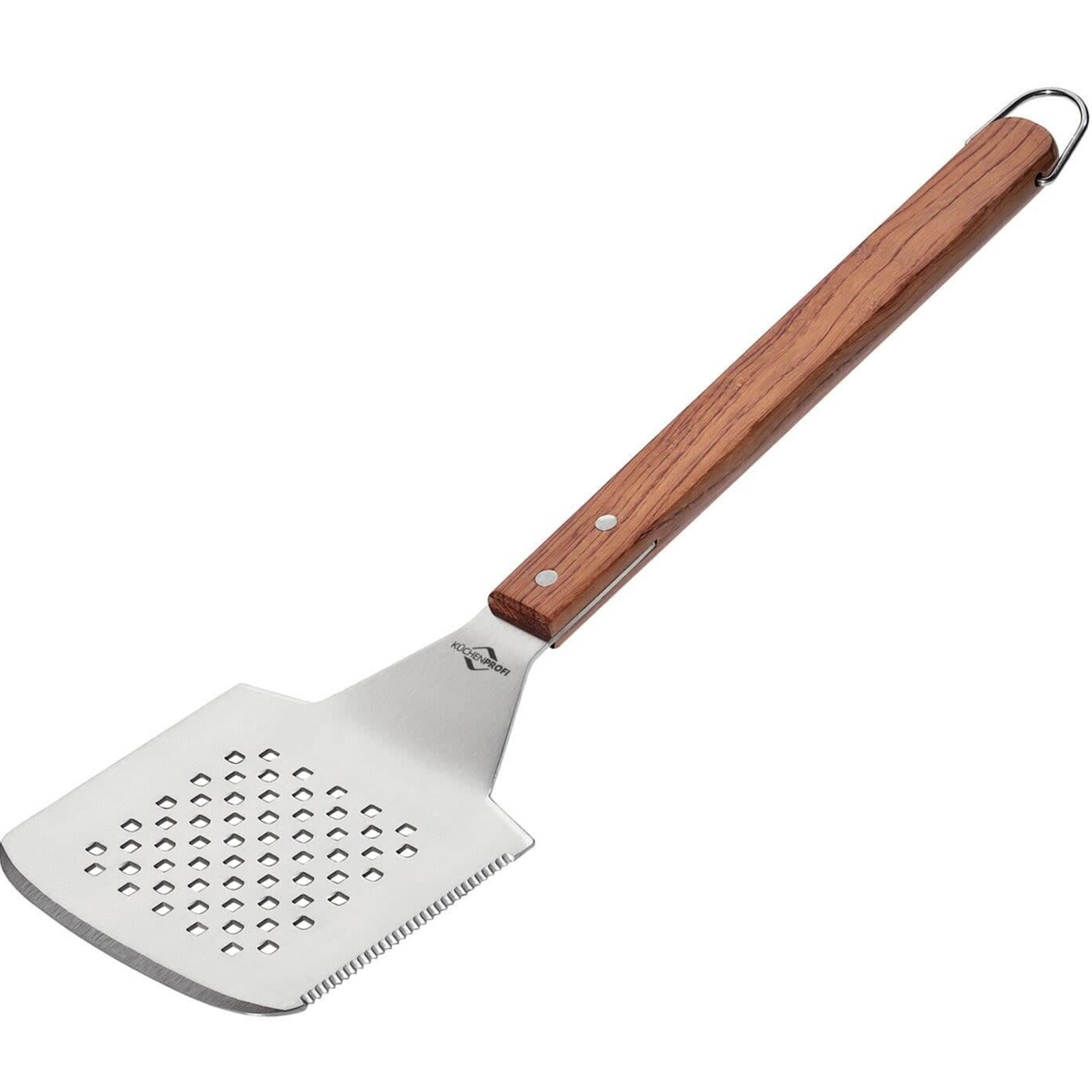 Frieling "Texas" BBQ turner w/ holes & serrated edge, 17" L | Frieling