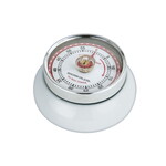 Frieling "Retro" Kitchen Timer, White, 2.875" dia. | Frieling