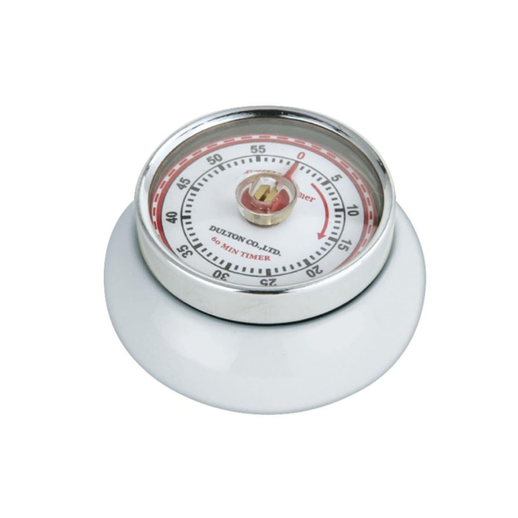 Frieling "Retro" Kitchen Timer, White, 2.875" dia. | Frieling