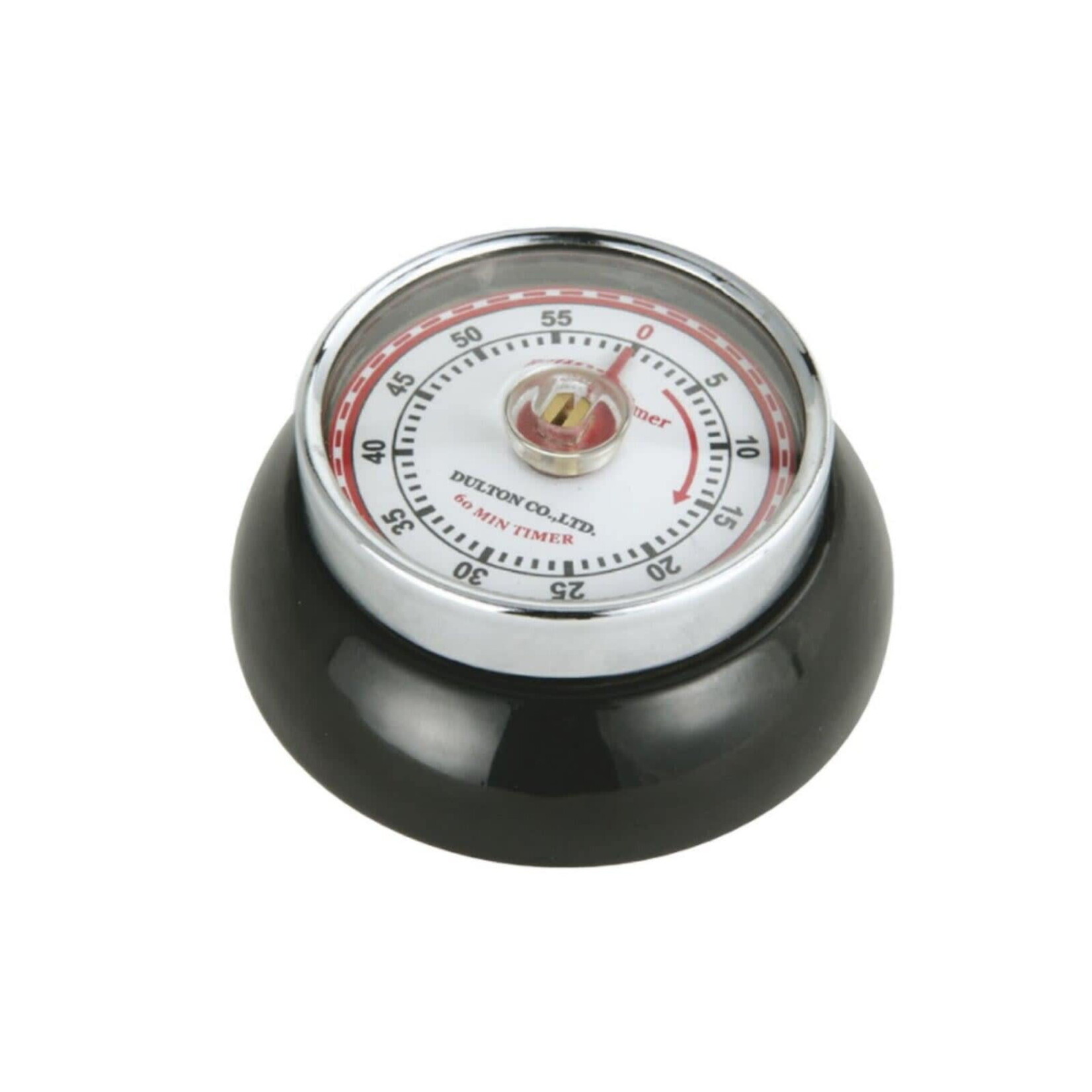 Frieling "Retro" Kitchen Timer, Black, 2.875" dia. | Frieling