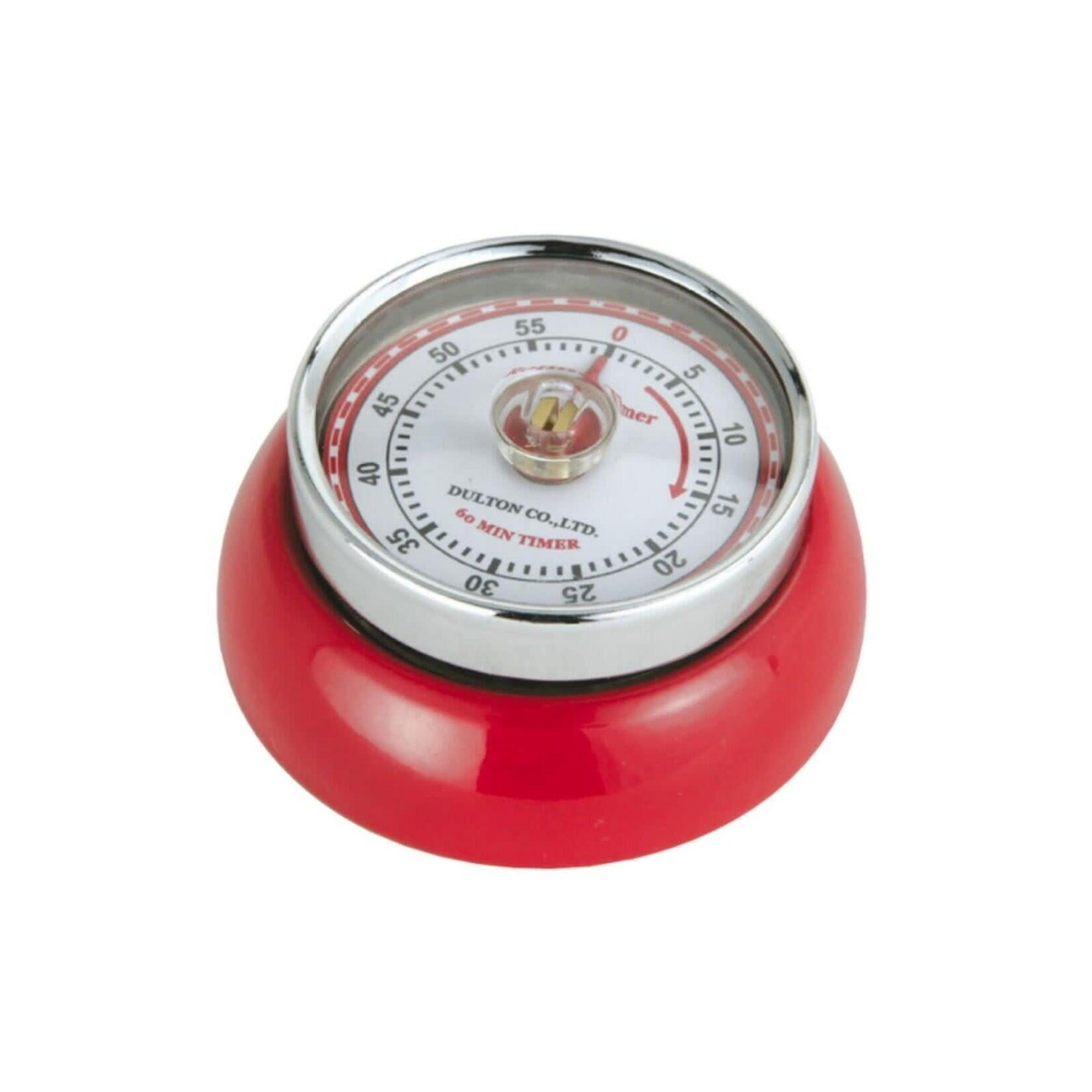 Frieling "Retro" Kitchen Timer, Red, 2.875" dia. | Frieling