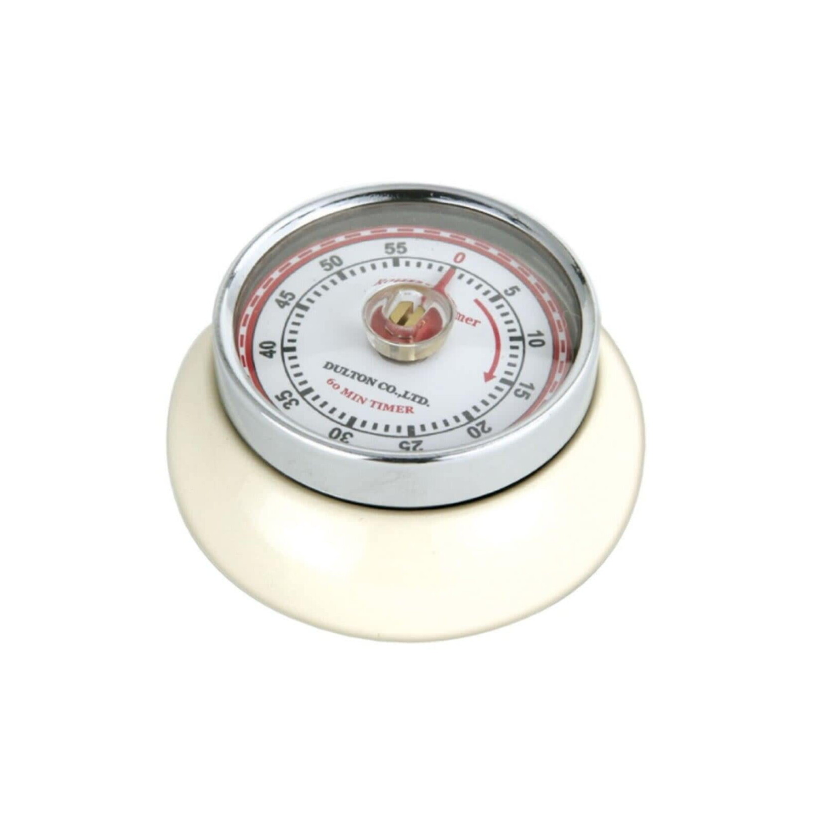 Frieling "Retro" Kitchen Timer, Cream, 2.875" dia. | Frieling