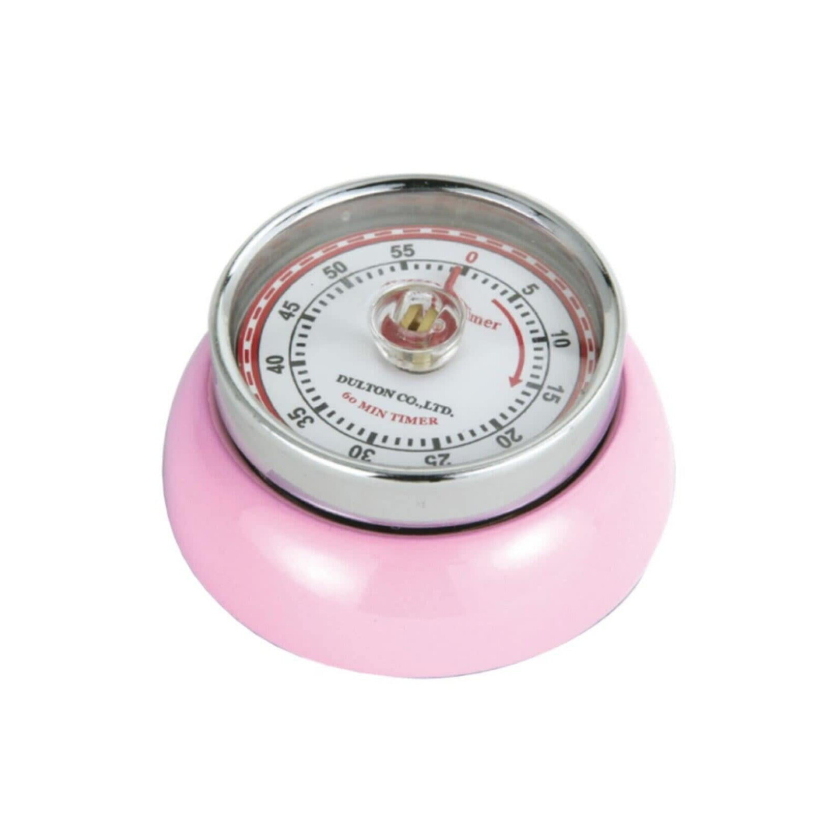 Frieling "Retro" Kitchen Timer, Pink, 2.875" dia. | Frieling