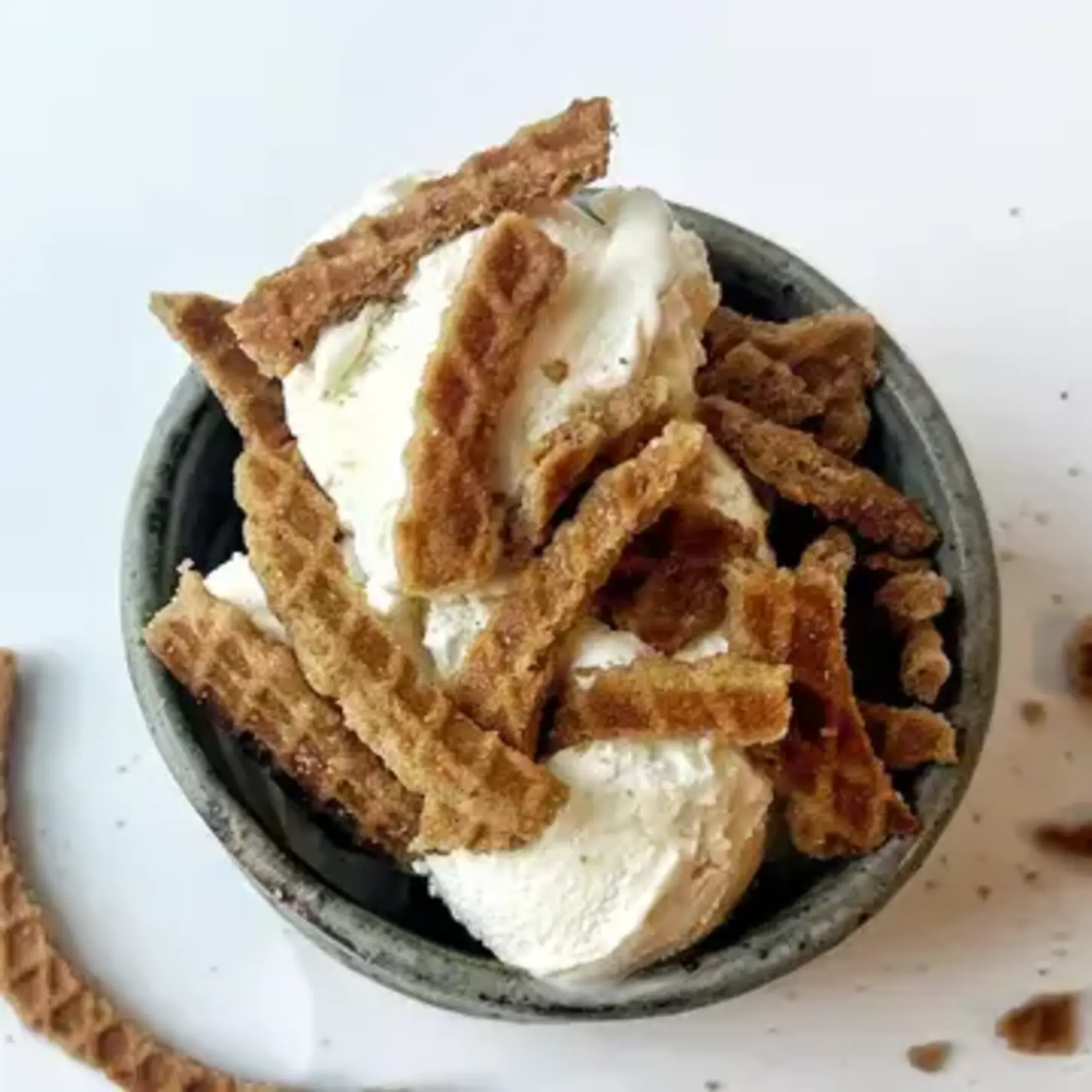 Lancaster Stroopie Co Stroopwafel Pieces - 8 oz Bag / Caramel