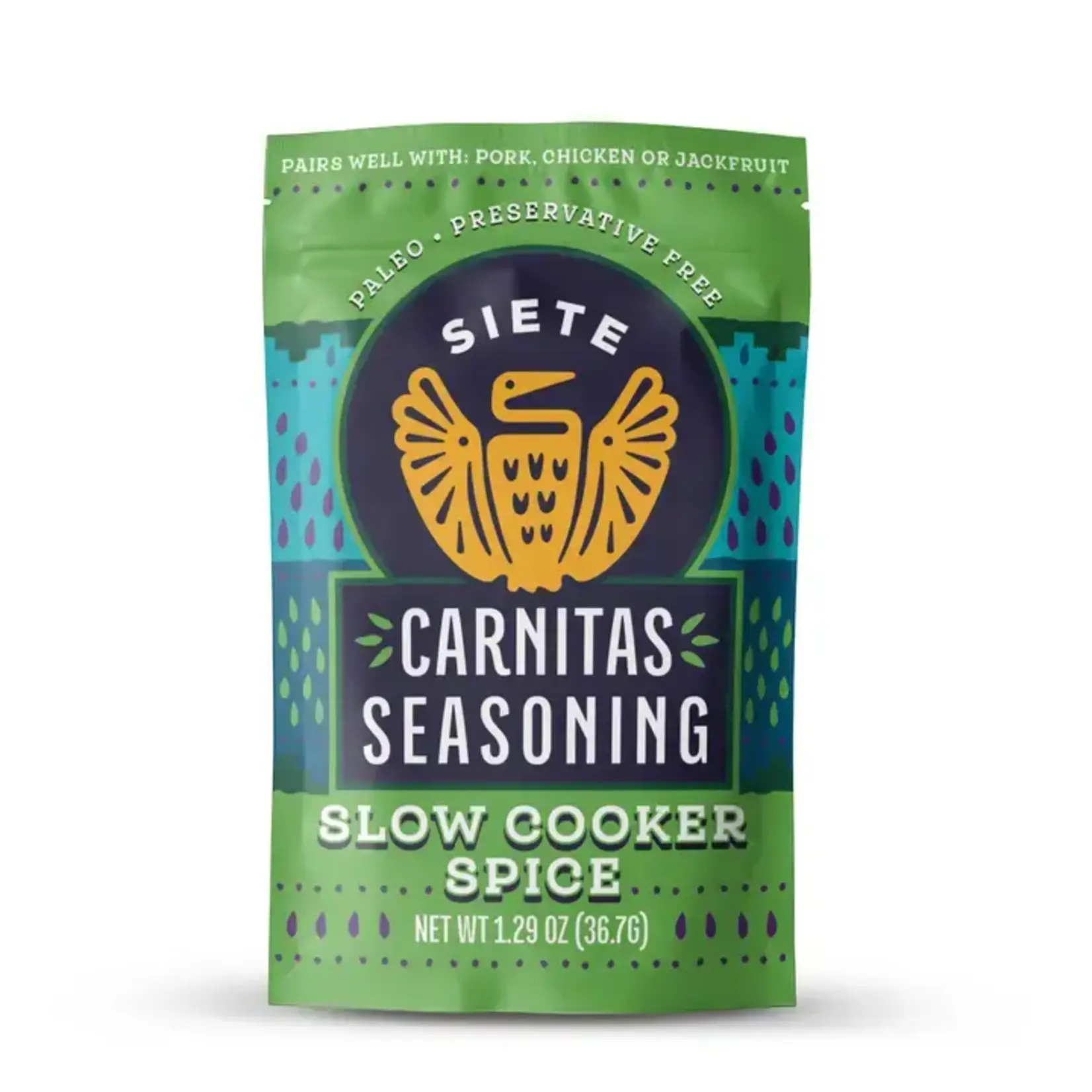 Siete Foods Slow Cooker Carnitas Seasoning Mix