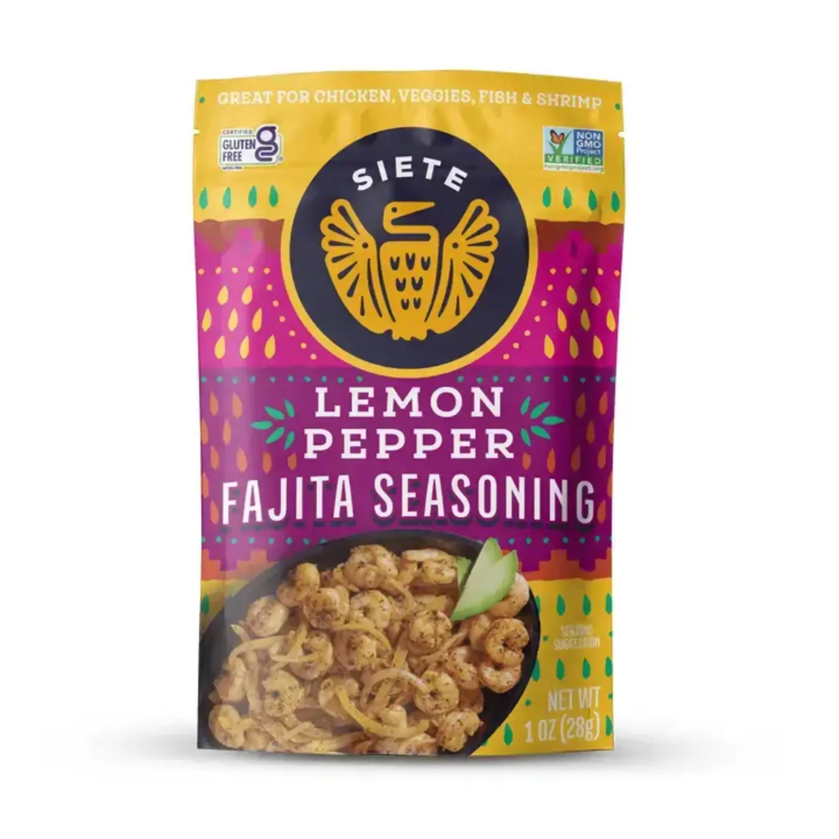 Siete Foods Lemon Pepper Fajita Seasoning Mix | Siete