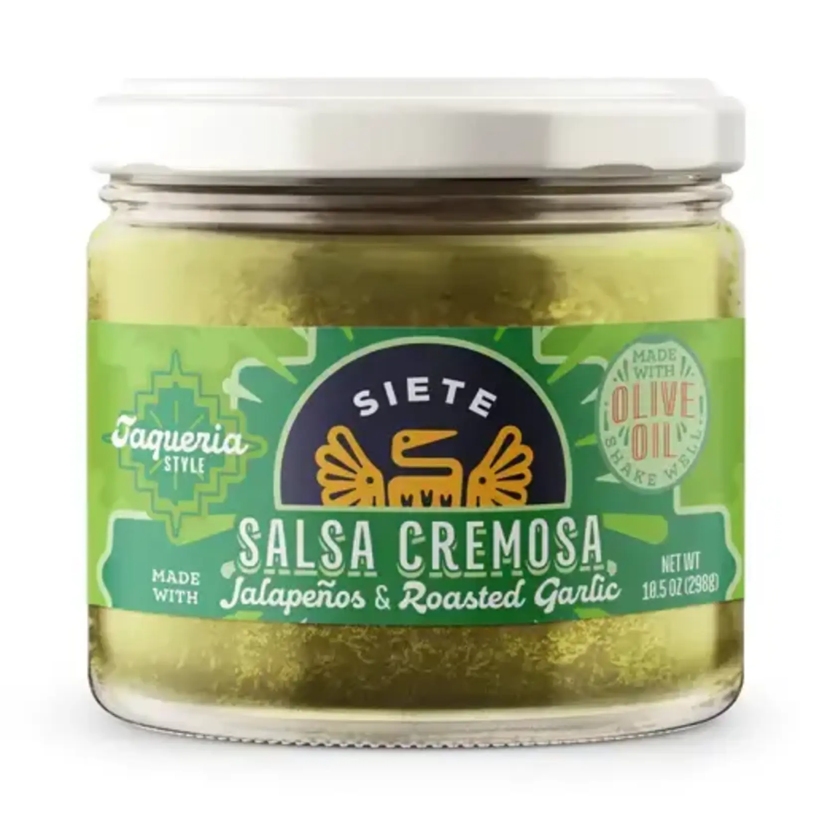 Siete Foods Jalapeno & Roasted Garlic Taqueria Salsa