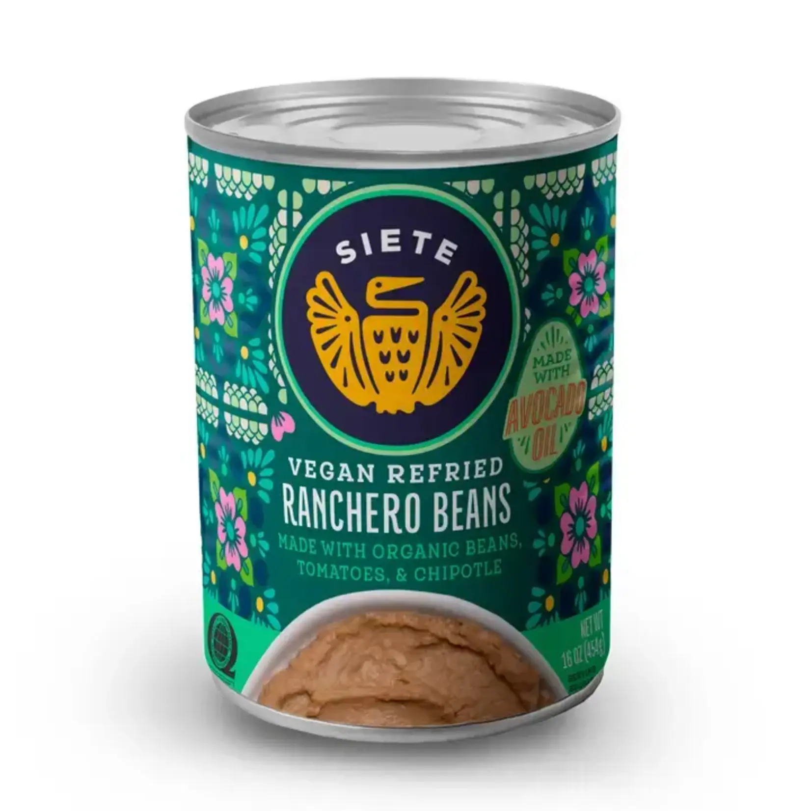 Siete Foods Vegan Refried Ranchero Beans | Siete