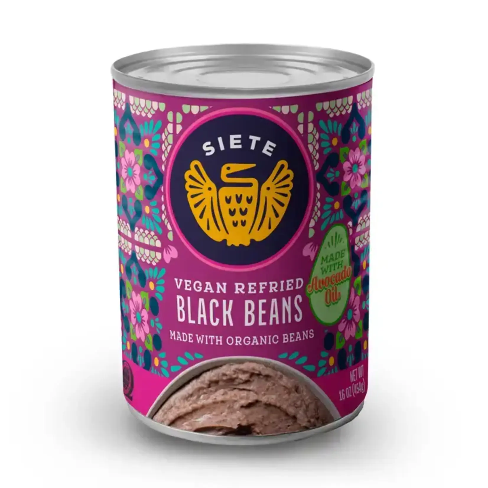 Siete Foods Vegan Refried Black Beans