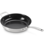 Le Creuset Essential Stainless Steel Shallow Round Fry Pan Ns 11 In  | Le Creuset