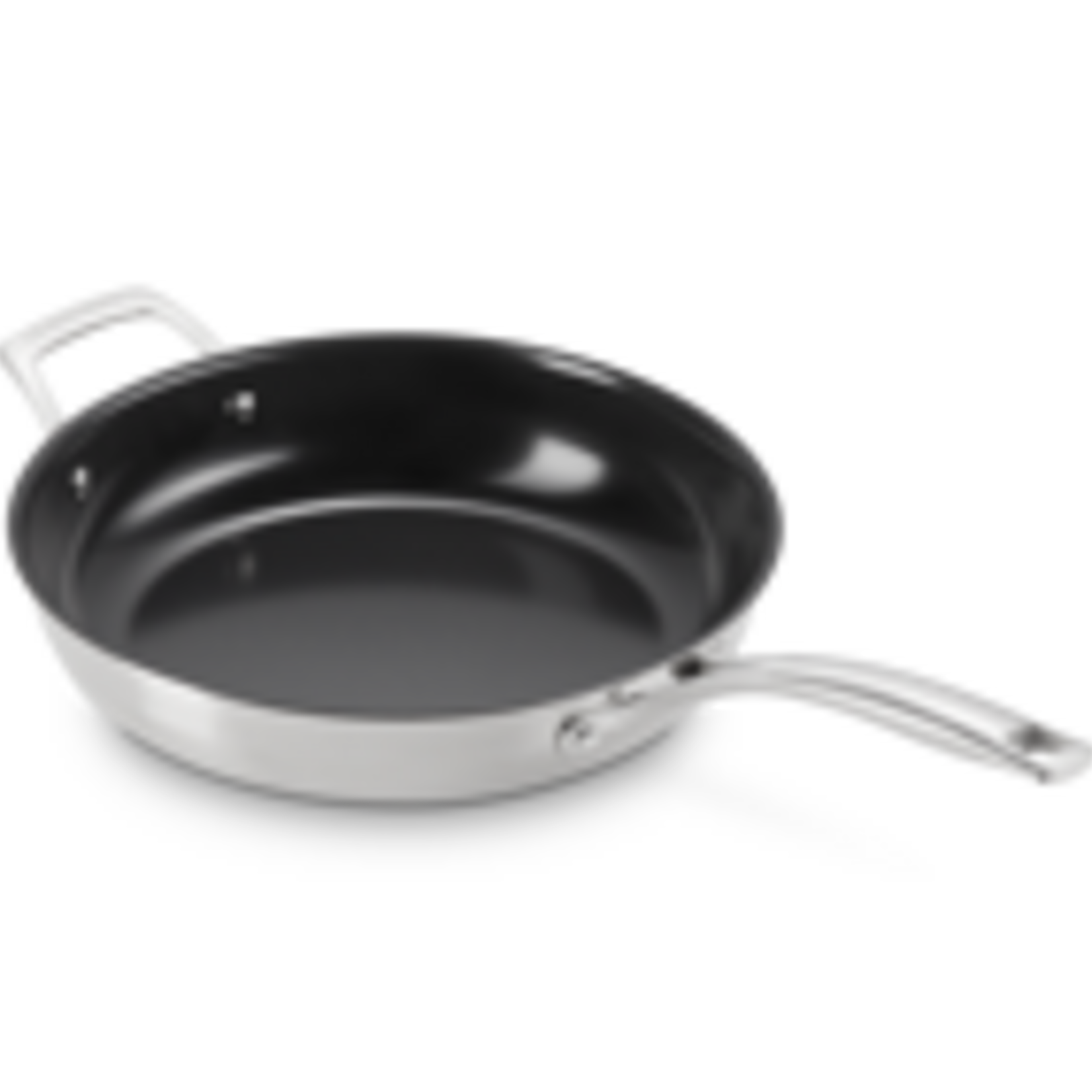 Le Creuset Essential Stainless Steel Shallow Round Fry Pan Ns 11 In  | Le Creuset