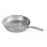 Le Creuset Essential Stainless Steel Shallow Round Fry Pan 9.5 In  | Le Creuset