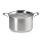 Le Creuset Essential Stainless Steel Deep Round Stockpot Ss Lid 4 Qt  | Le Creuset